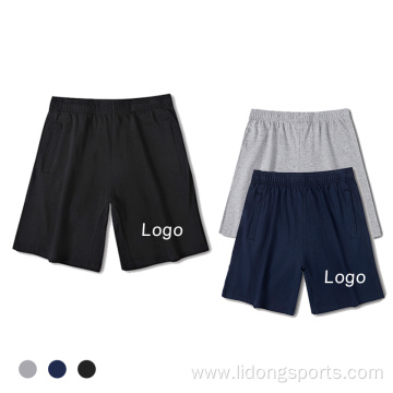 Custom Logo Solid Color Mens Summer Shorts